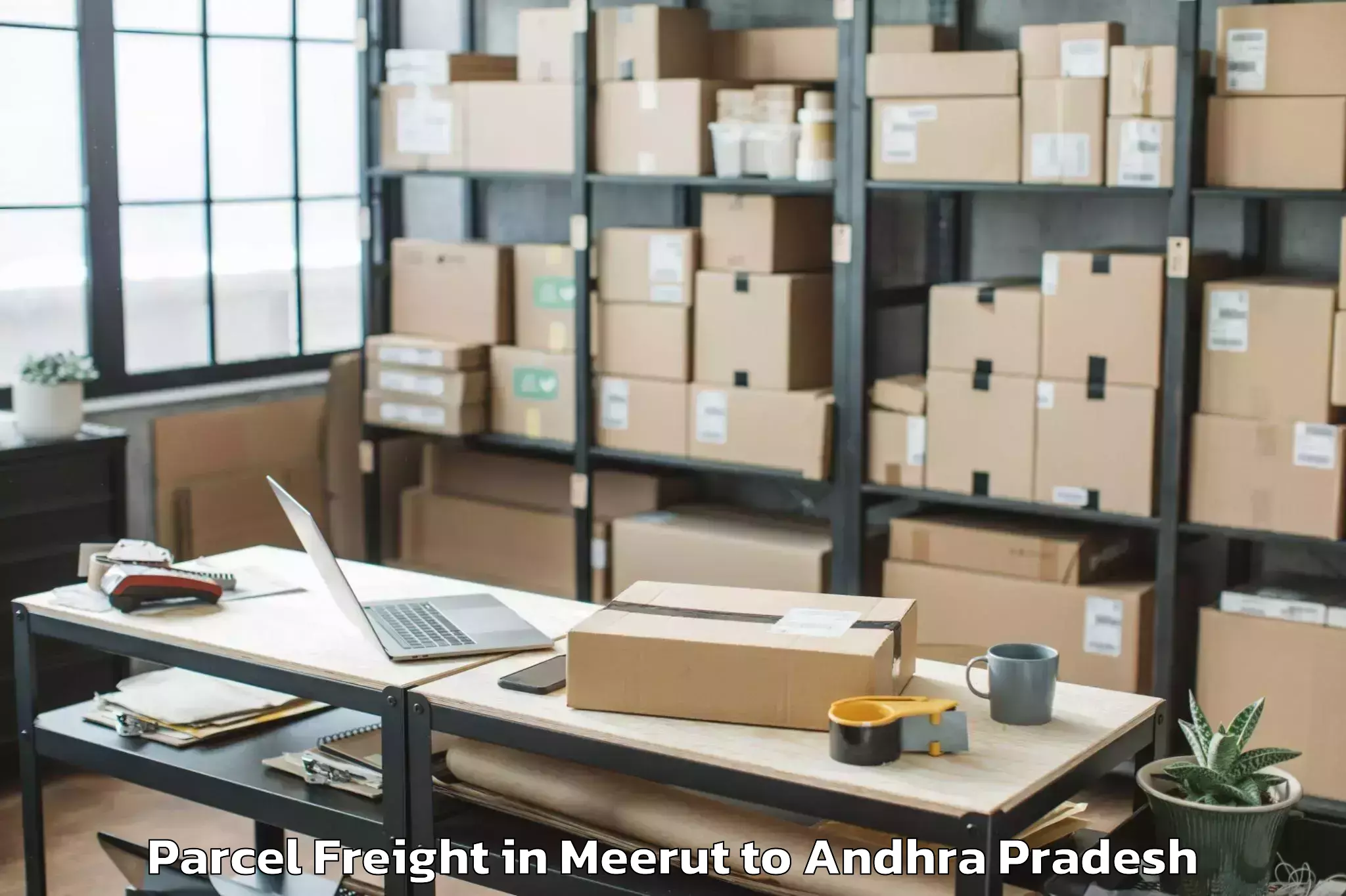 Book Your Meerut to Dachepalle Parcel Freight Today